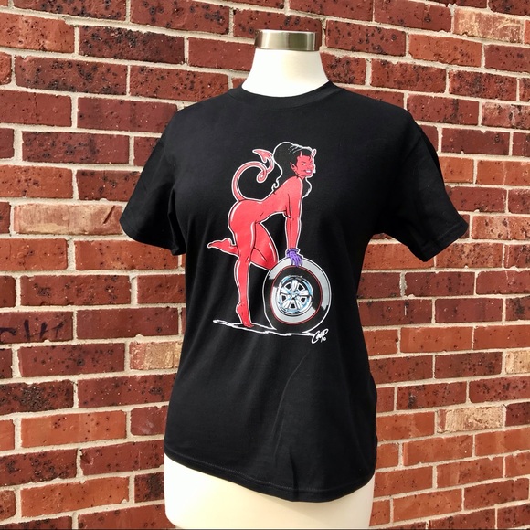 Poster Pop Coop Devil Black T-Shirt YL - Picture 3 of 10